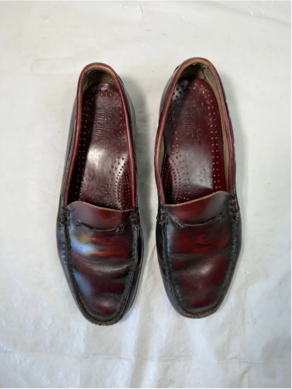 G.H. Bass & Co. Weejuns Logan Shoes Mens Size 9 M Leather Penny Loafers